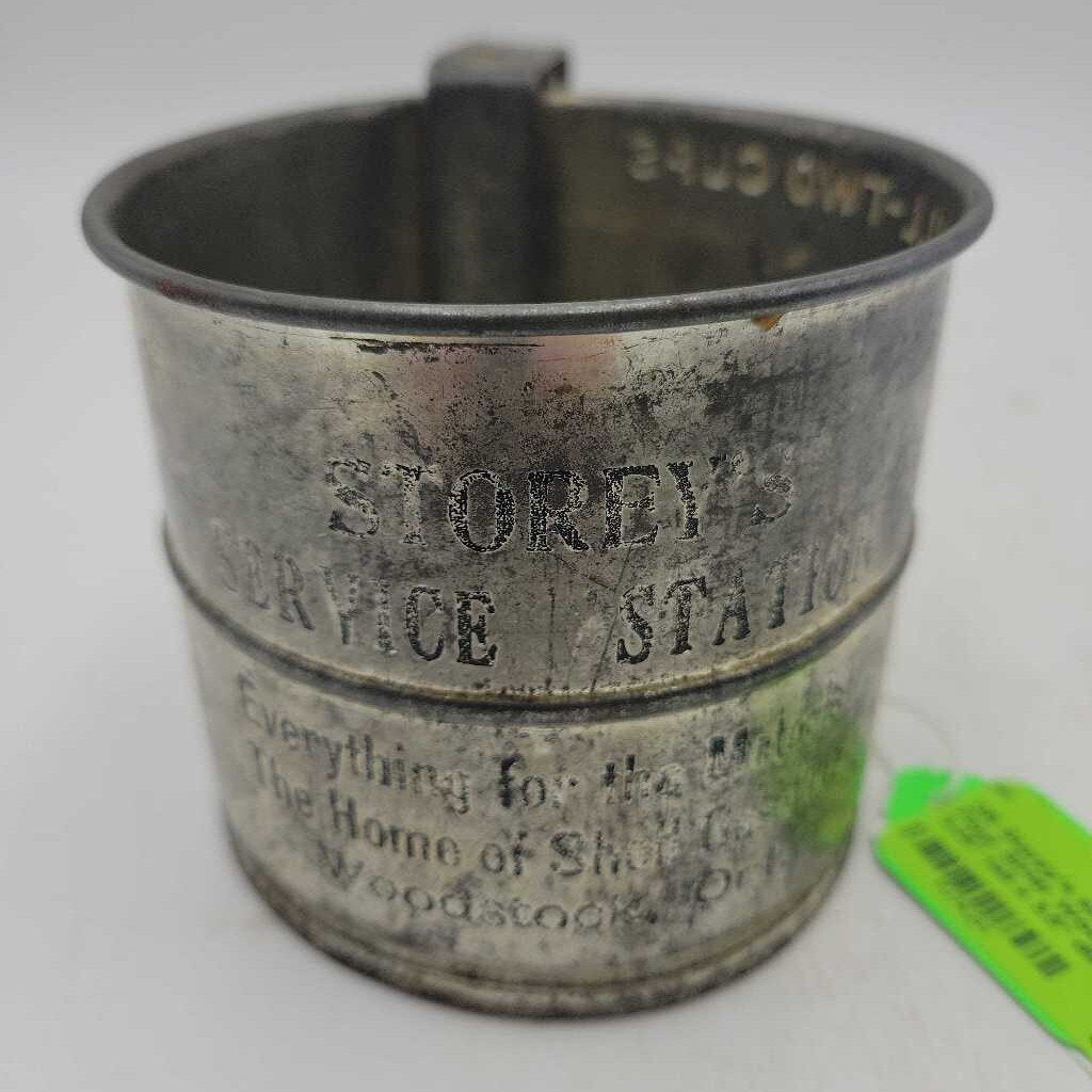Storey's service Station Flour Sifter Woodstock (DR)