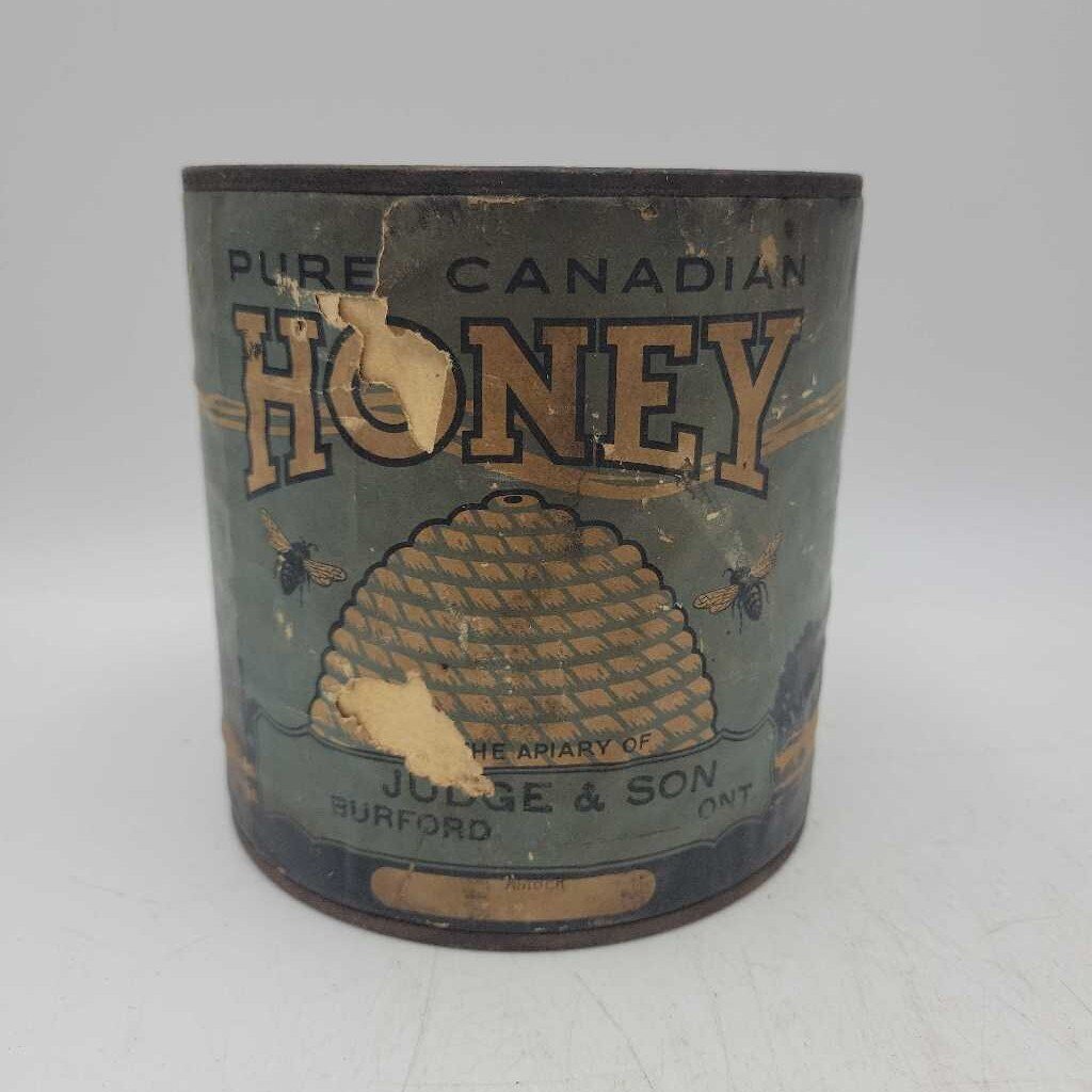Pure Canadian Honey container Judge & Son Burford (JAS)