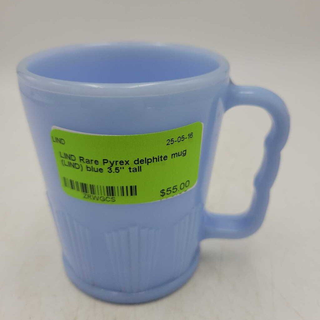 Rare Pyrex delphite mug (LIND)