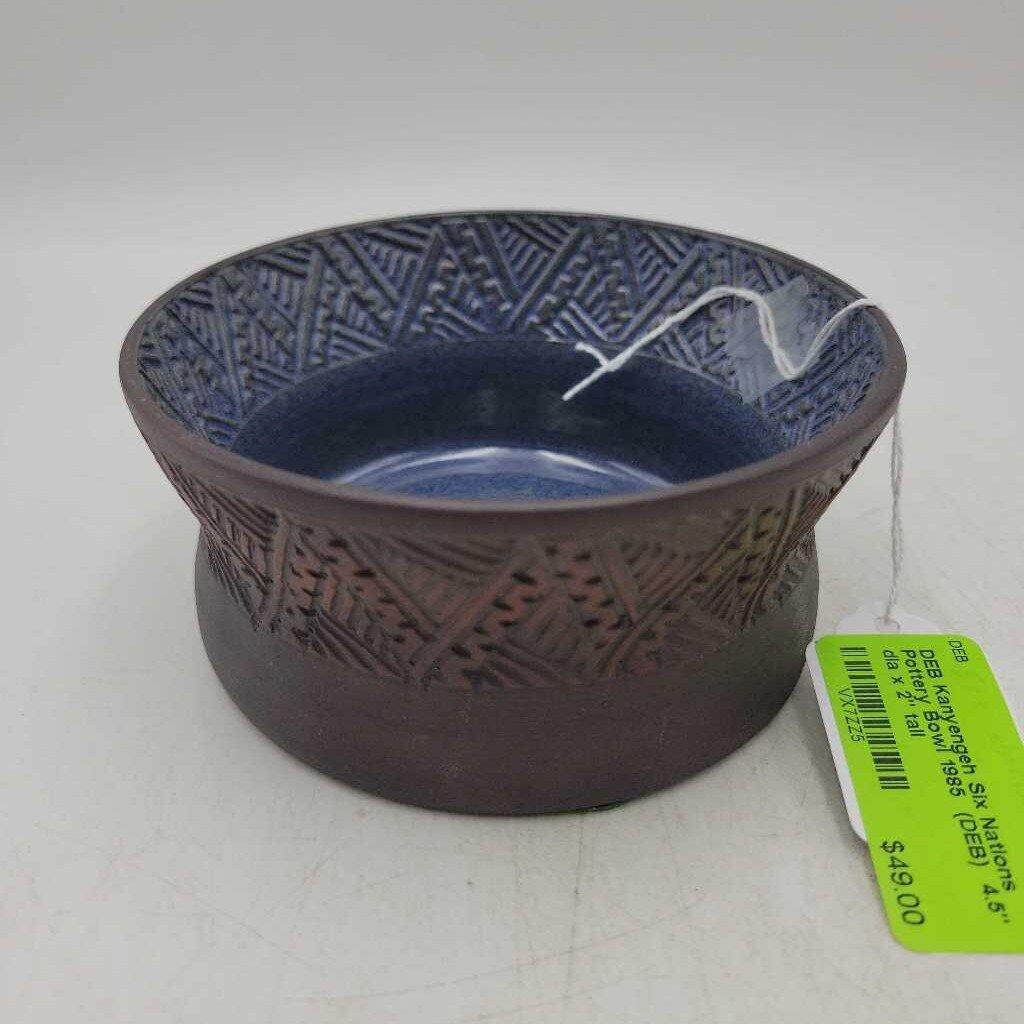 Kanyengeh Six Nations Pottery Bowl 1985 (DEB)