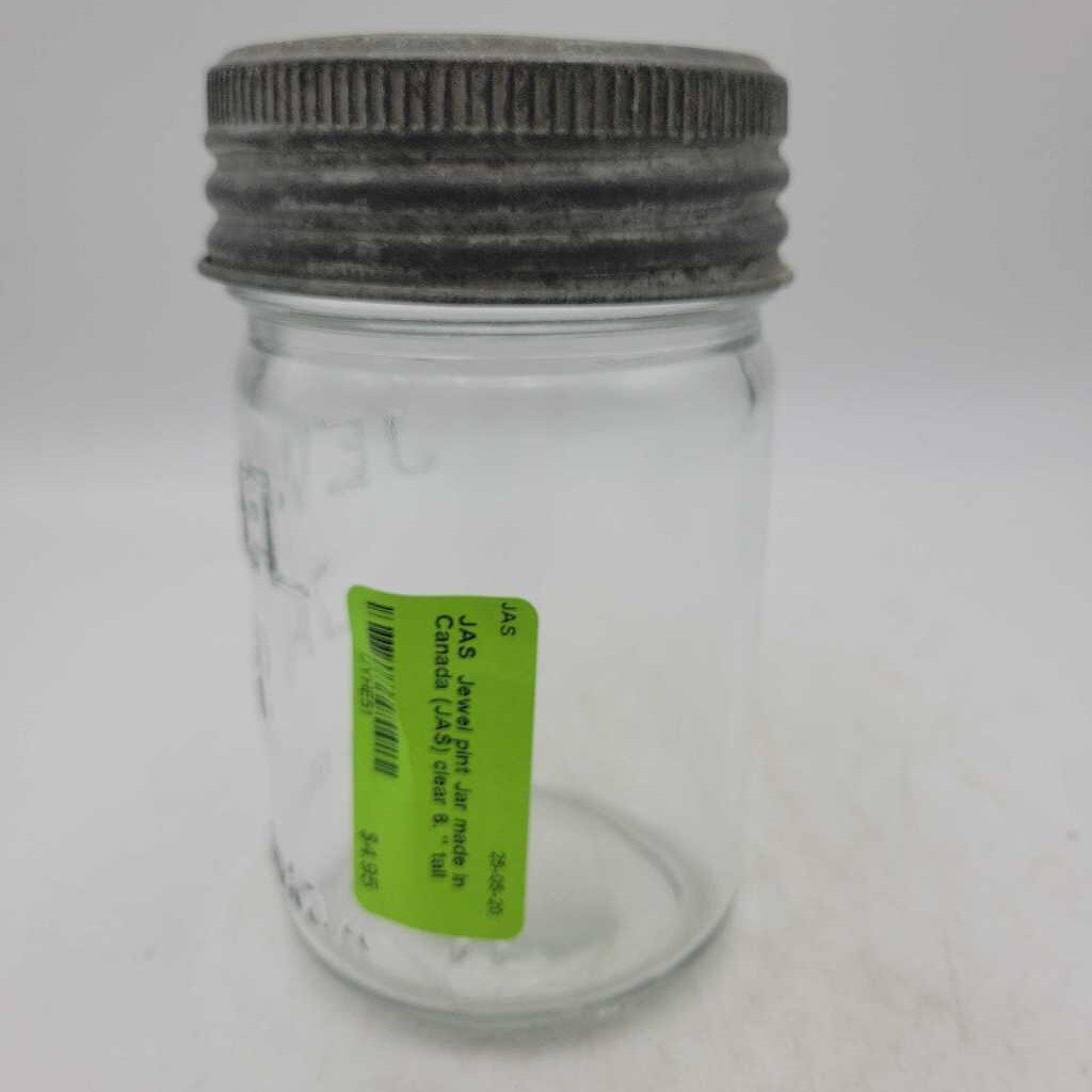 Jewel pint Jar made in Canada (JAS)
