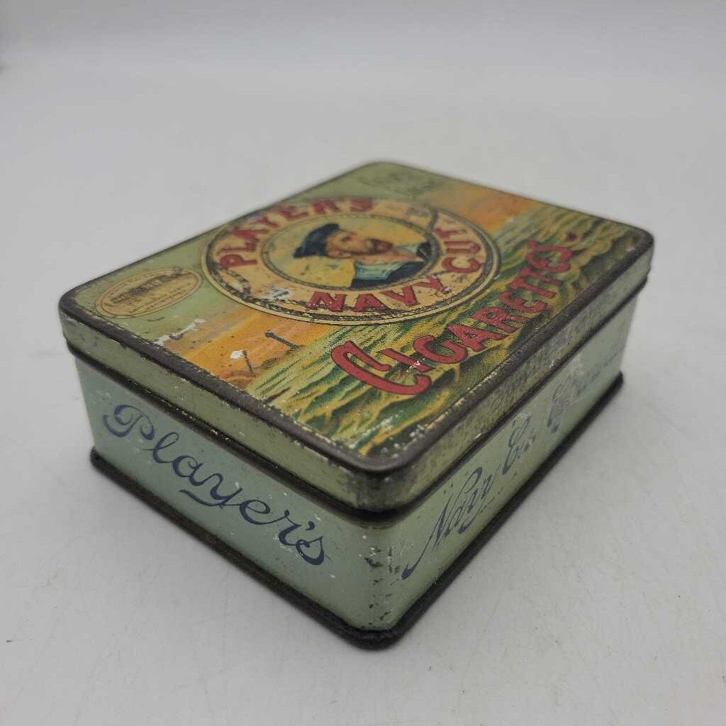 Player's Navy Cut Cigarettes Tin 4x3x1-1/2" (SBG)