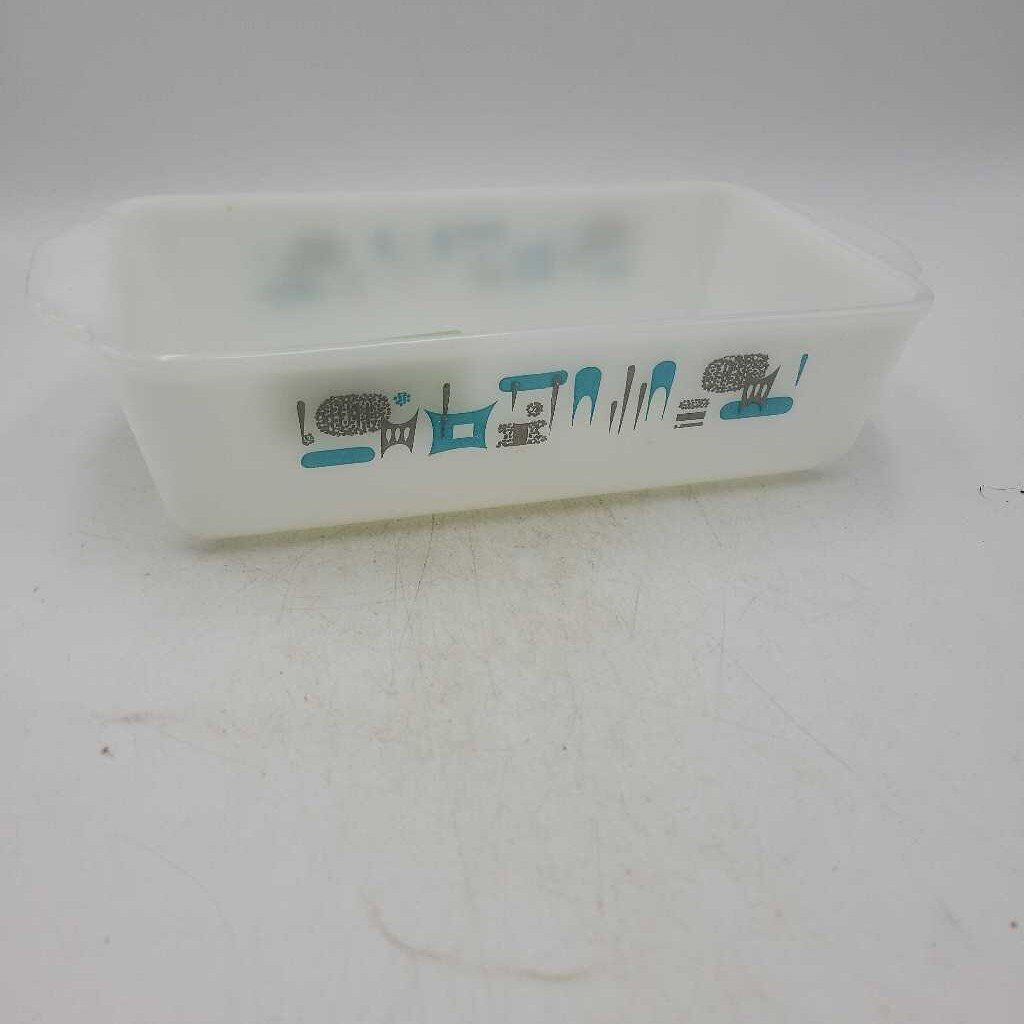 Vintage Atomic Blue Heaven Loaf Pan (RHA)