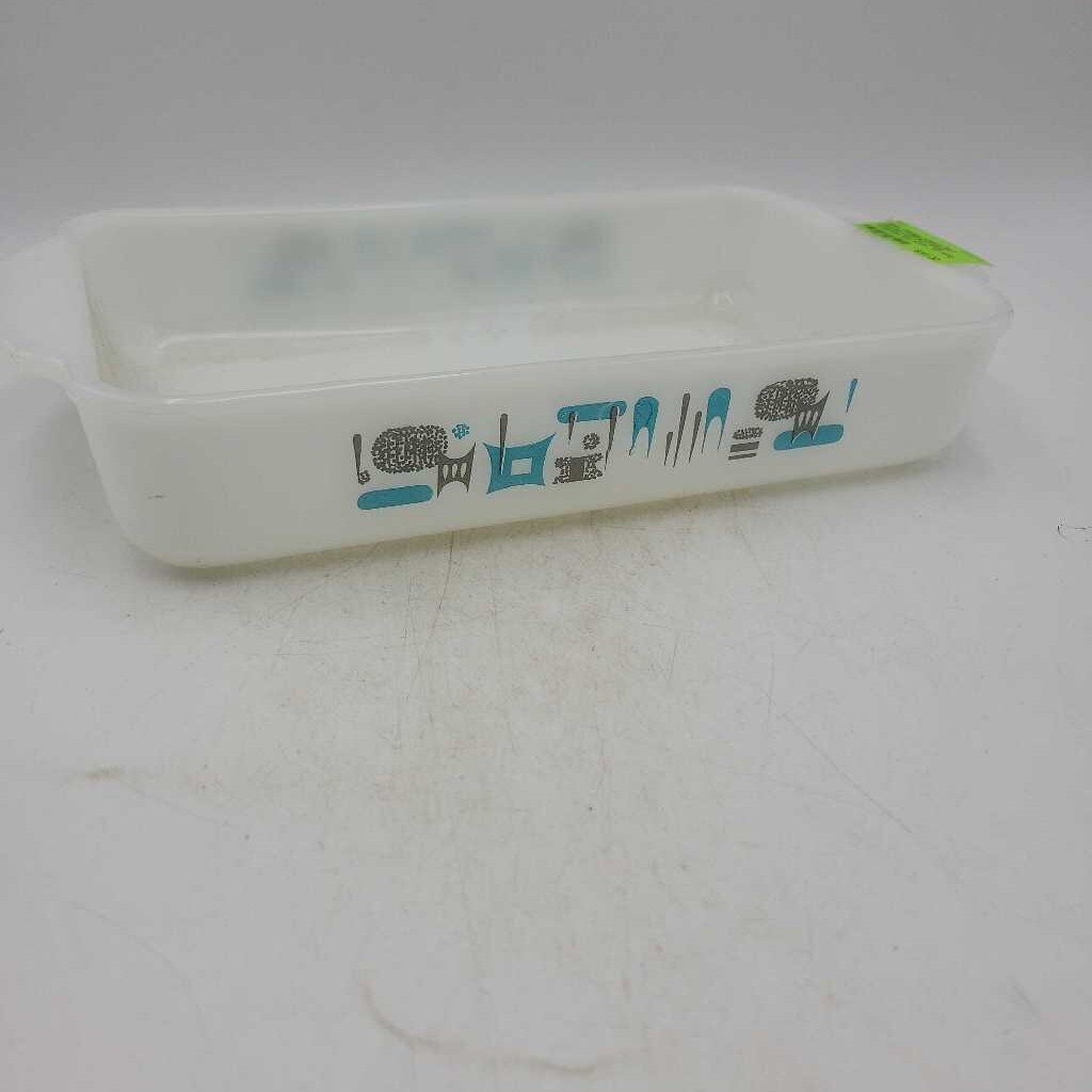 Vintage Atomic Blue Heaven Loaf Pan (RHA)