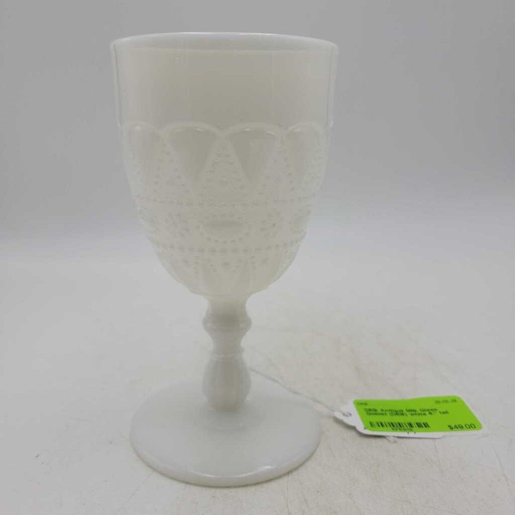 Antique Milk Glass Goblet (DEB)