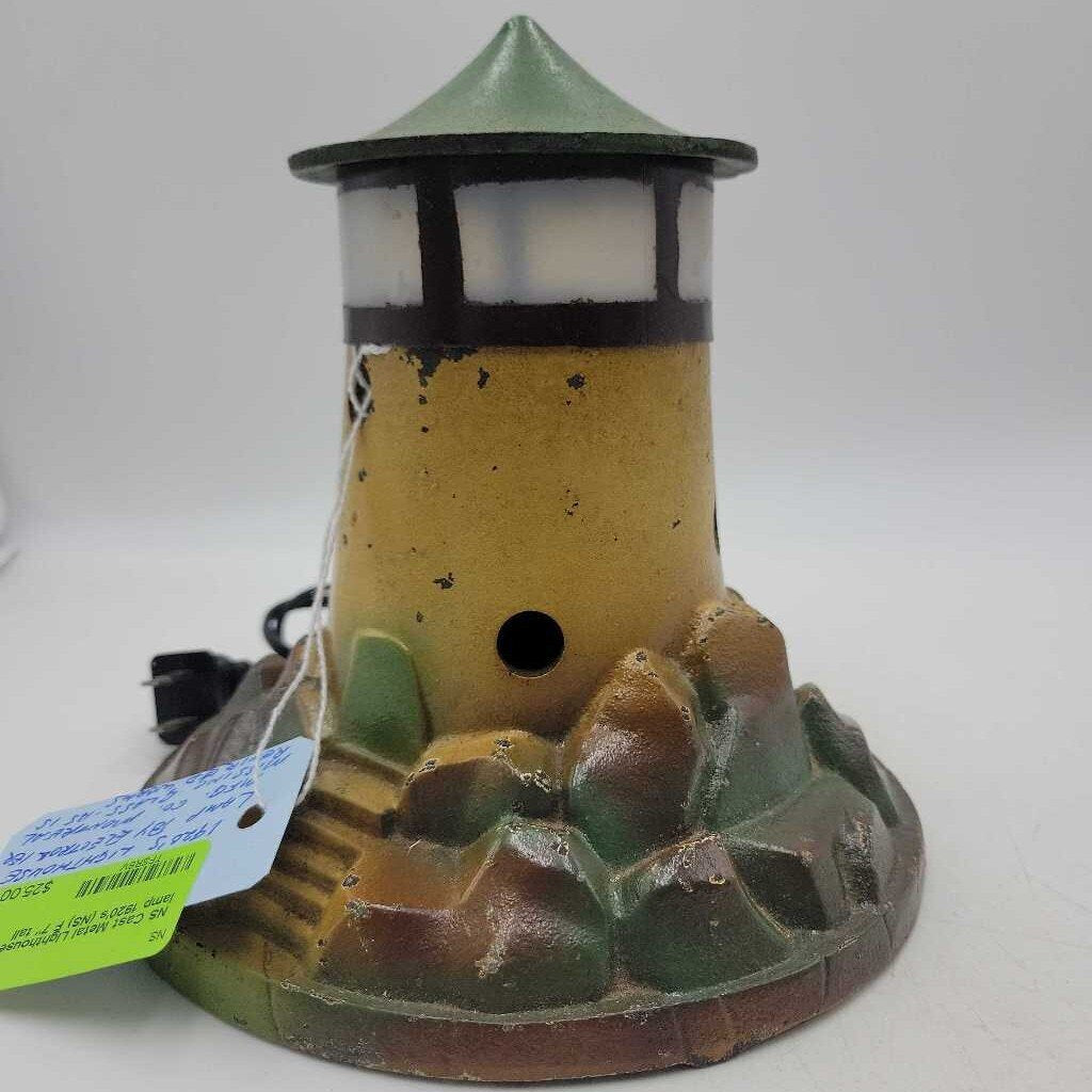 Cast Metal Lighthouse lamp 1920's (NS) F