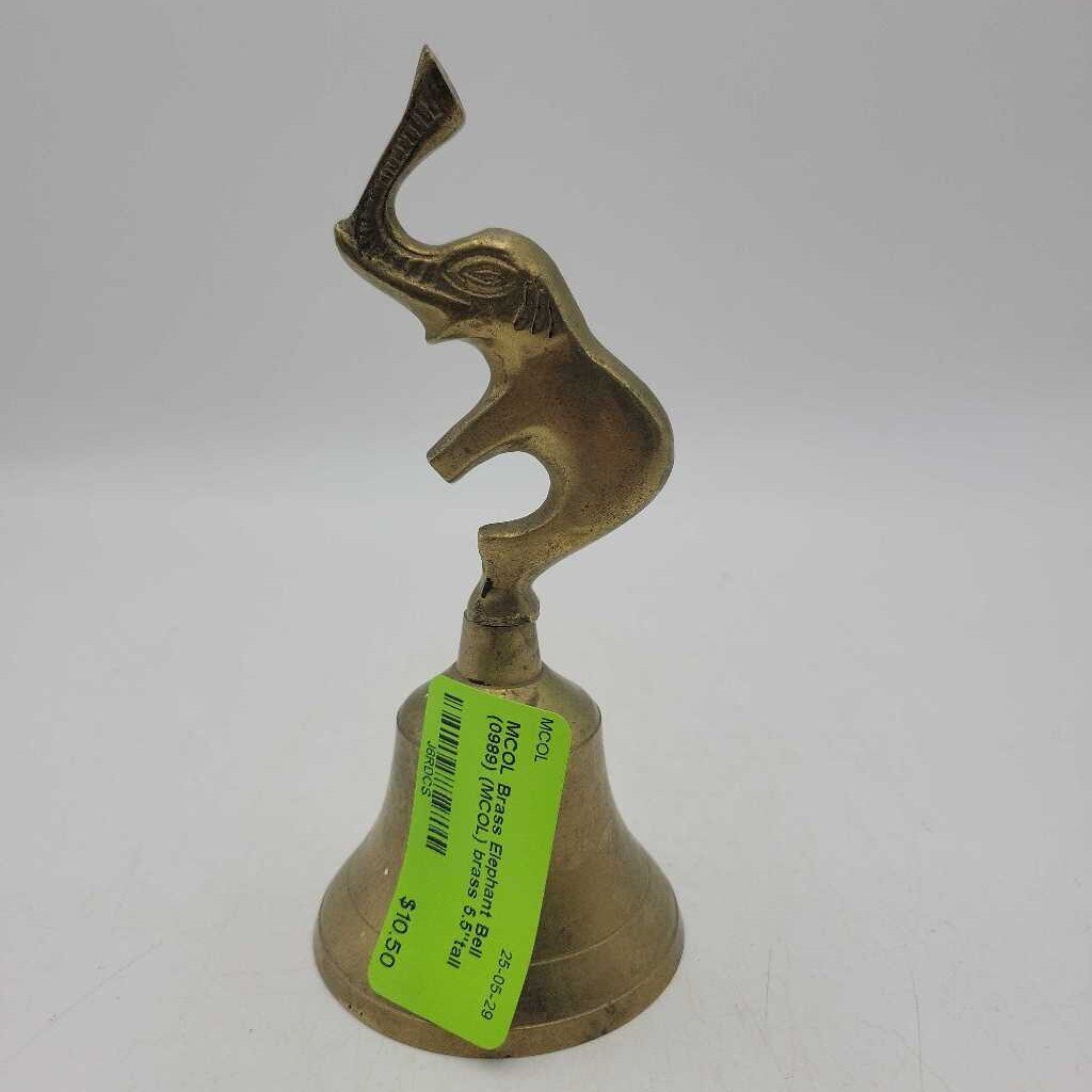 Brass Elephant Bell (0989) (MCOL)
