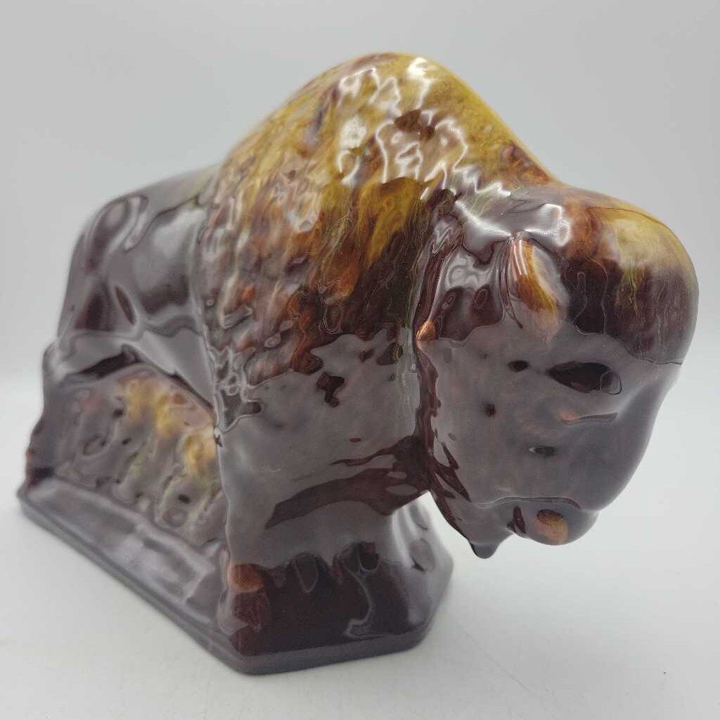 Blue Mountain Pottery Harvest Gold Buffalo RARE (BG)