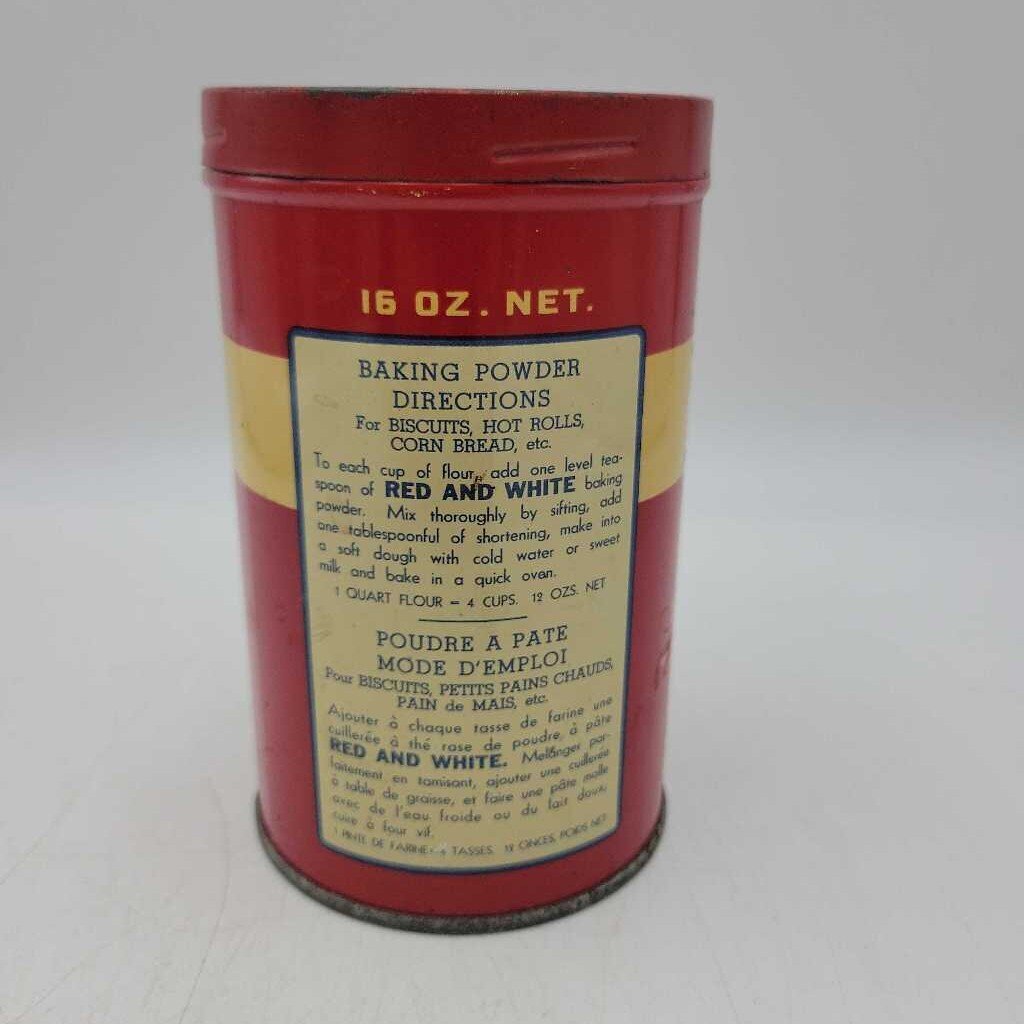 Red & White Baking Powder Near Mint (DR)