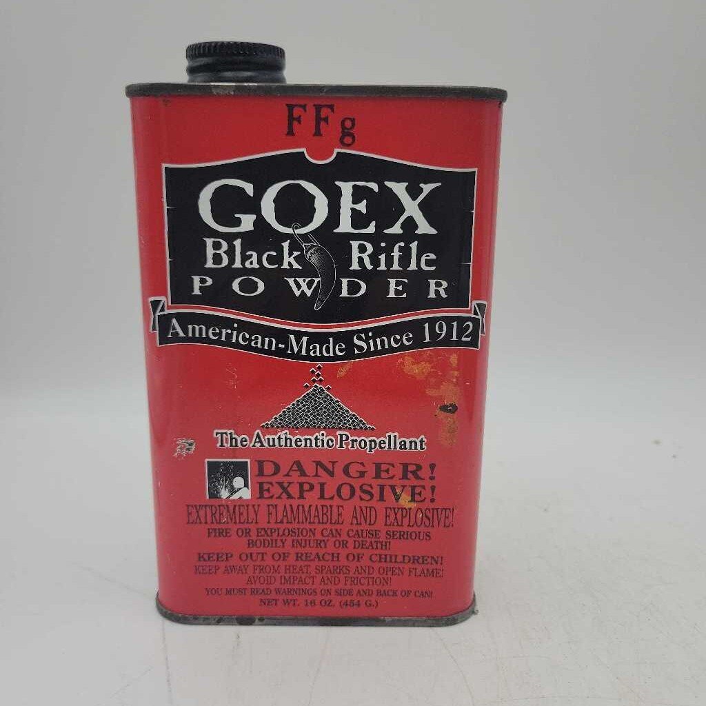 Gun Powder Tin Goex Black Rifle (DR)