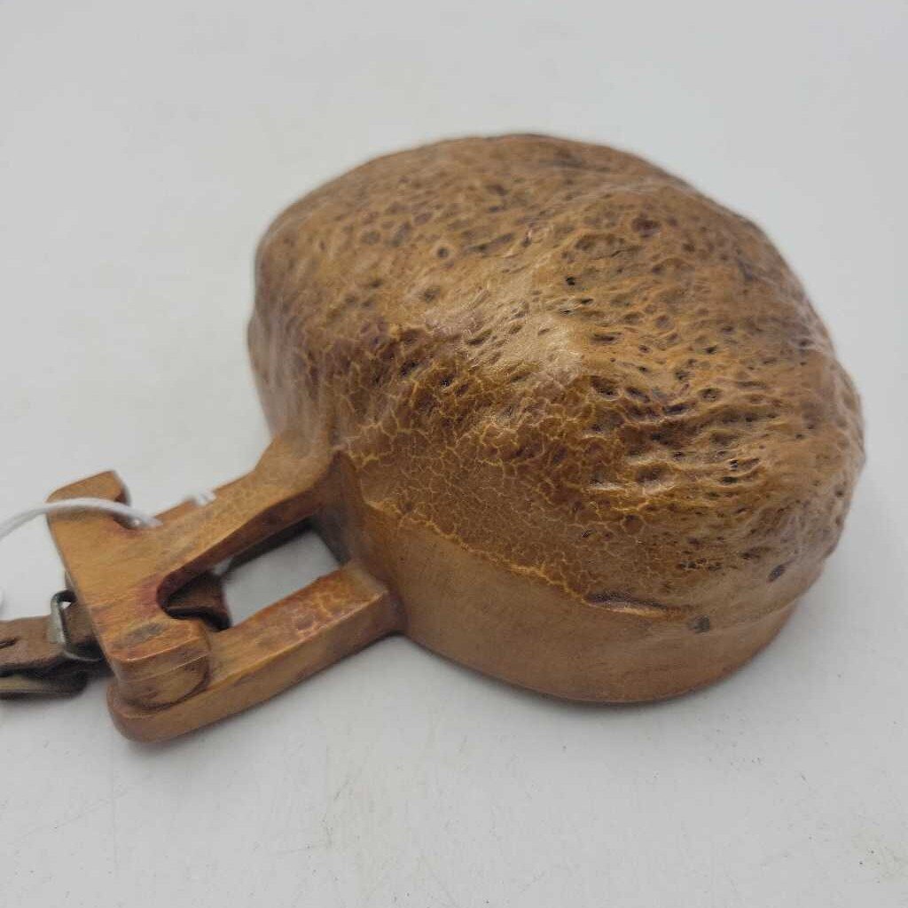 Hand Made Antique Wooden Canoe Cup (DEB)