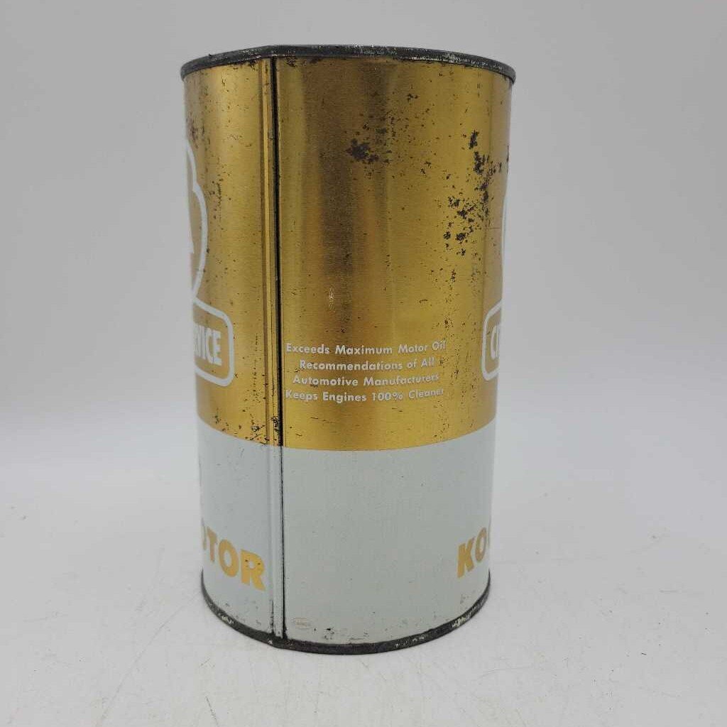 Cities Service 5 D Kool Motor motor oil Can (Jef)