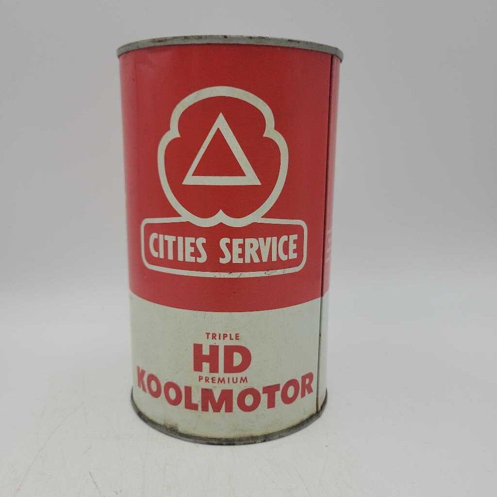 Cities Service Kool motor oil Tin Can Triple HD (Jef)