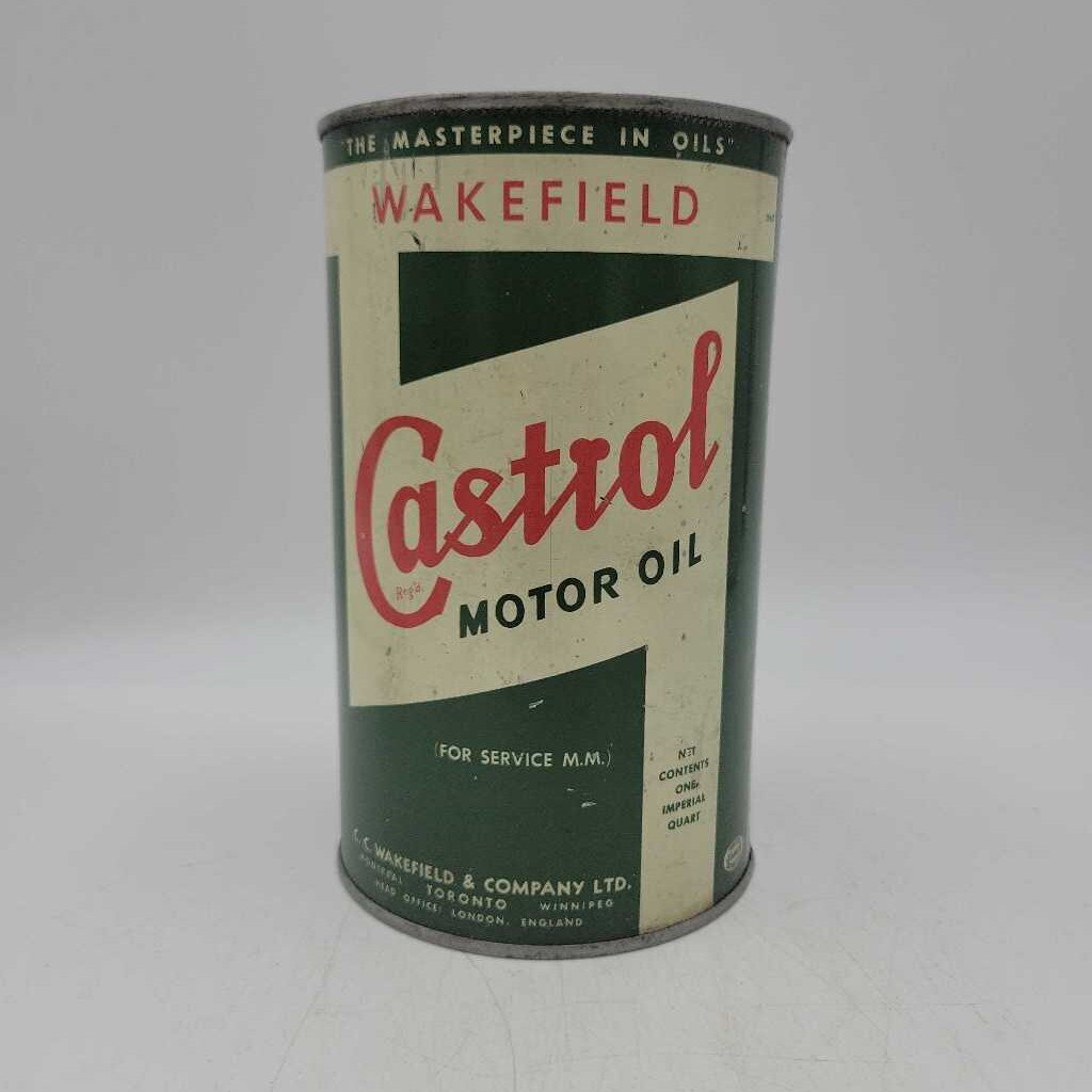 Castrol motor oil Tin Can (Jef)