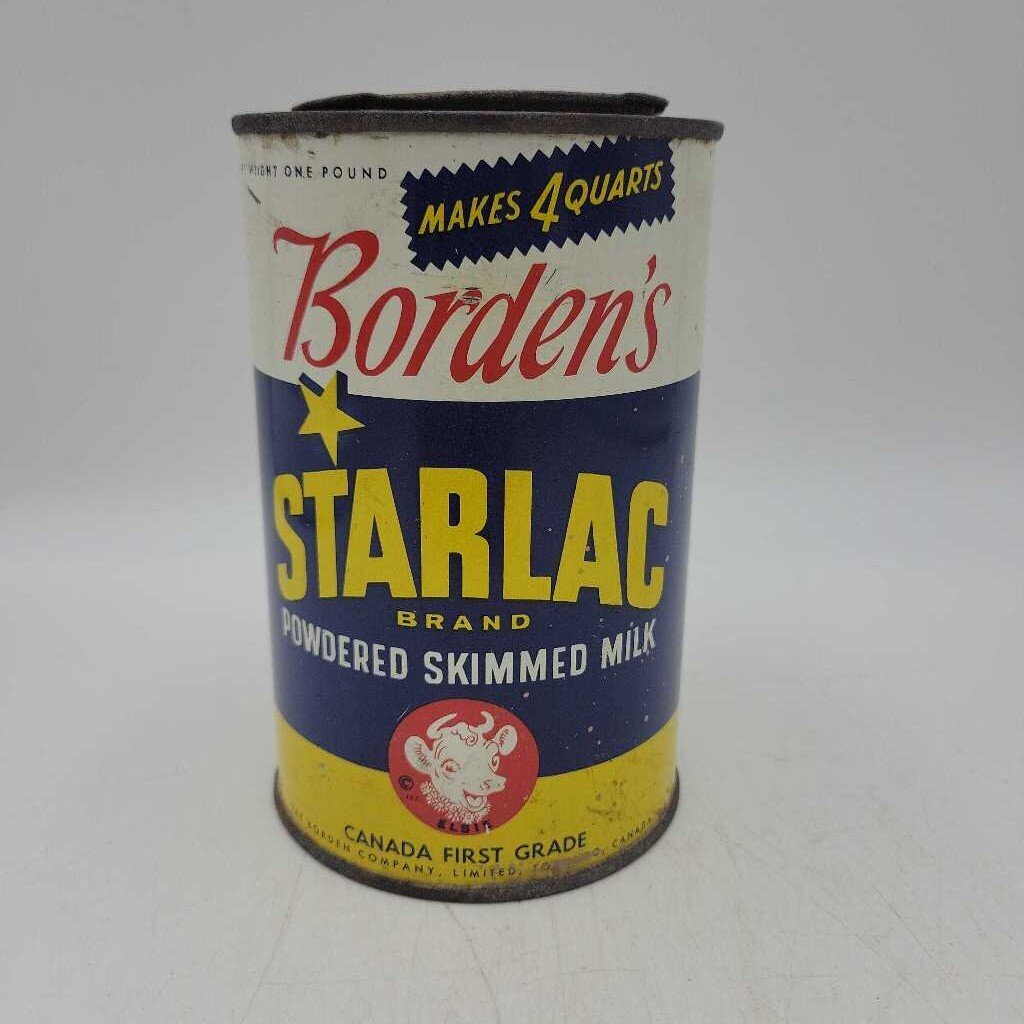 Borden's Starlac Powder Skim Milk Tin 1 lbs (JEF)