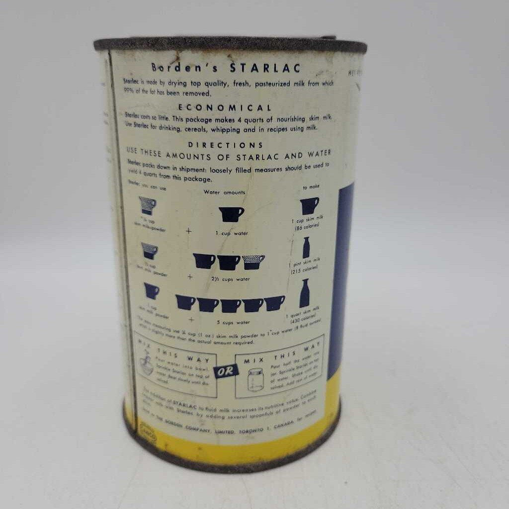 Borden's Starlac Powder Skim Milk Tin 1 lbs (JEF)
