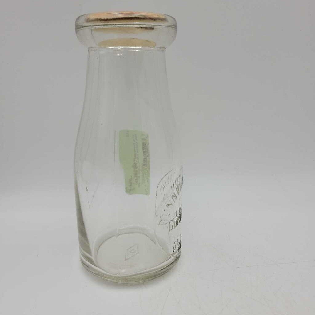 Dunnville Dairy Half Pint milk bottle (JAS)