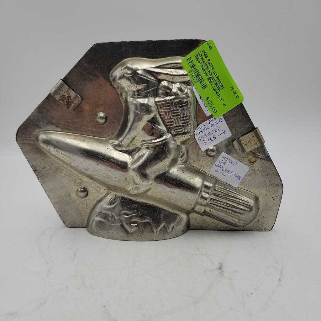 Rabbit on Rocket Chocolate Hinged Mold Eppelsheimer 8094 (JH49)
