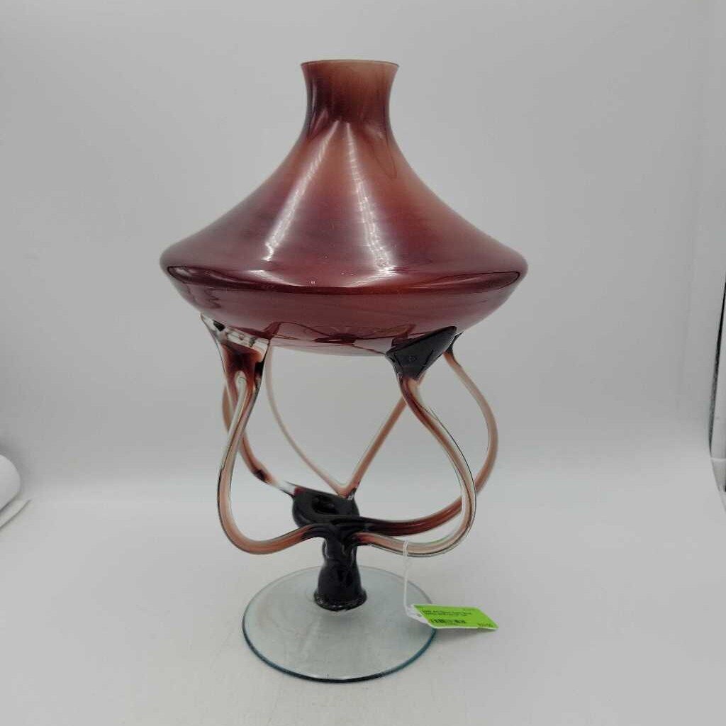 Art Glass Swirl Bowl (DMG) 0315