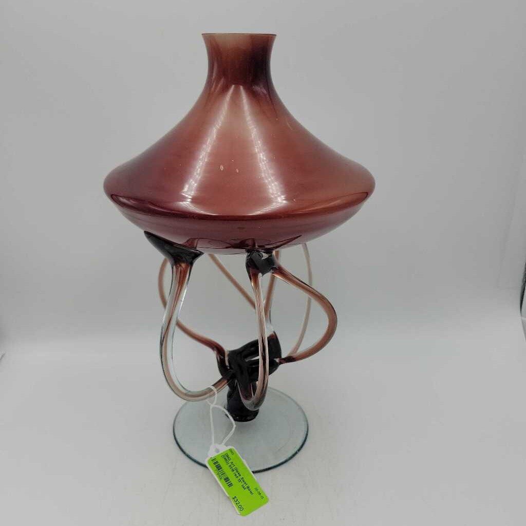 Art Glass Swirl Bowl (DMG) 0315