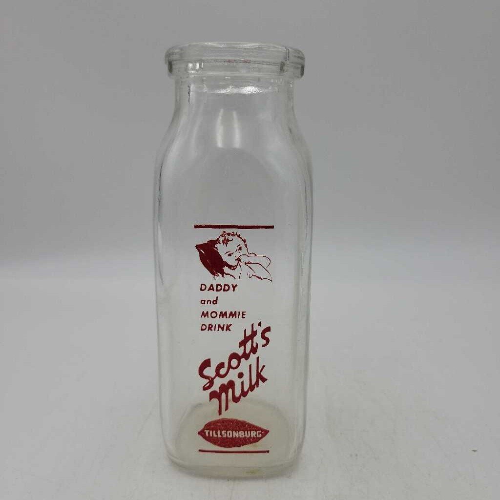 Scott's Milk Bottle (YVO) 506 half pint