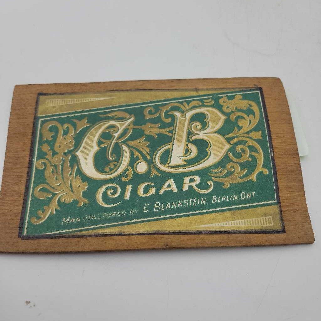 C.B. Cigar Berlin Ont. Lid (JAS)