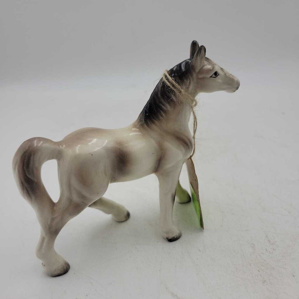 Vintage 4"T Porcelain Horse Figurine from Japan (SAL)