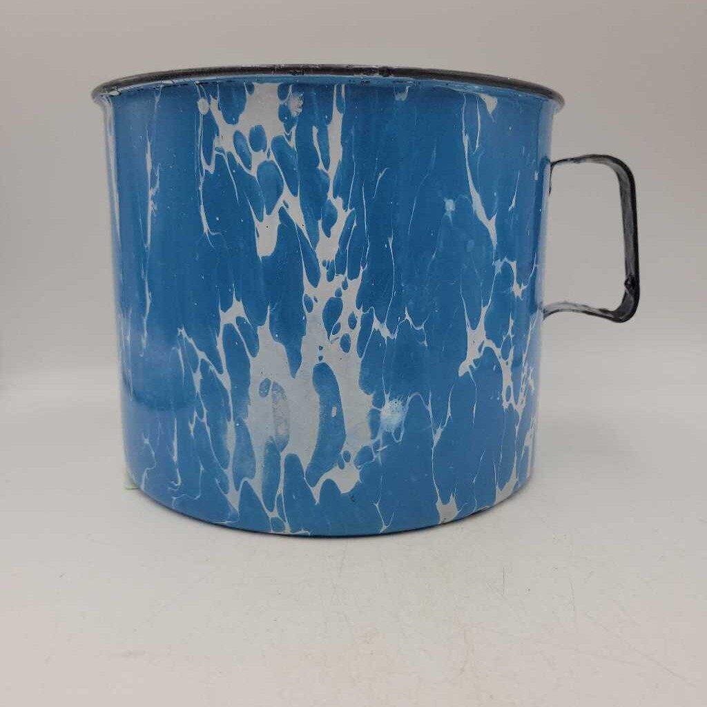 Rare Enamelware Large Coffee Cup (JAS)