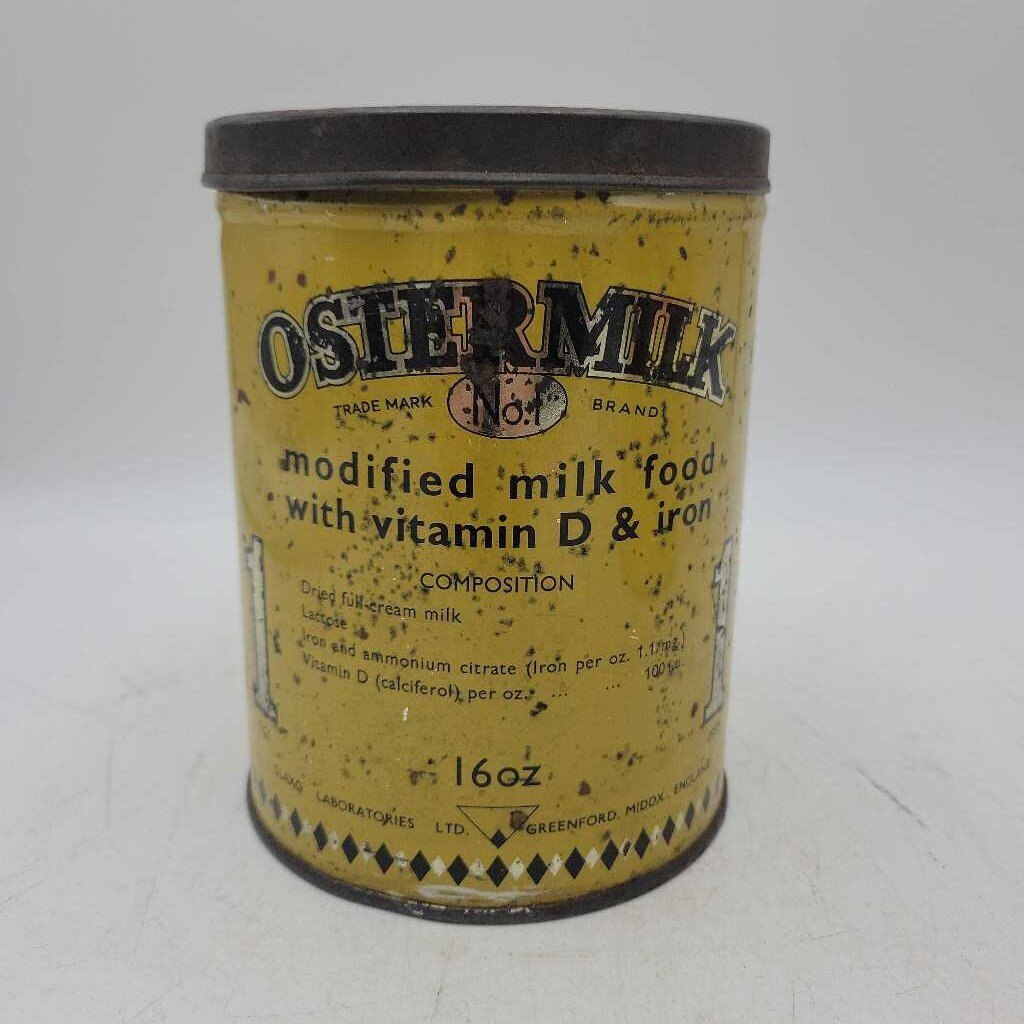 Ostermilk tin, 1958