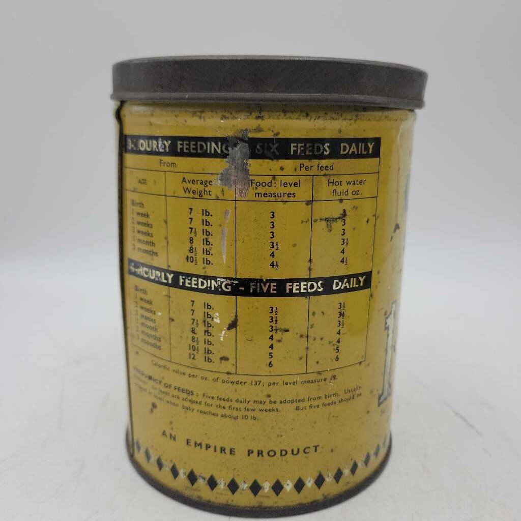 Ostermilk tin, 1958