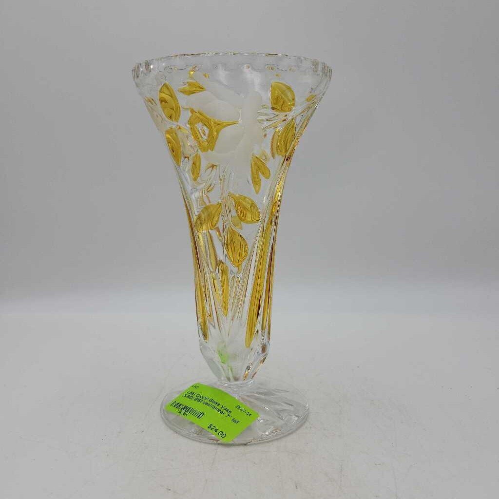 Crystal Glass Vase (LIND) E152