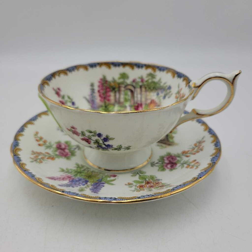 Aynsley cup/saucer Garden Gate (YVO) 507