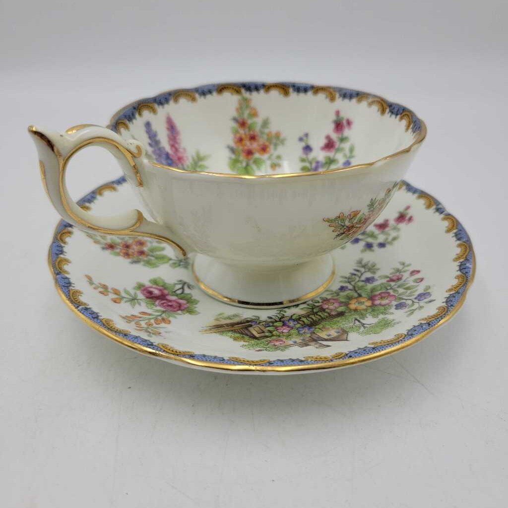 Aynsley cup/saucer Garden Gate (YVO) 507