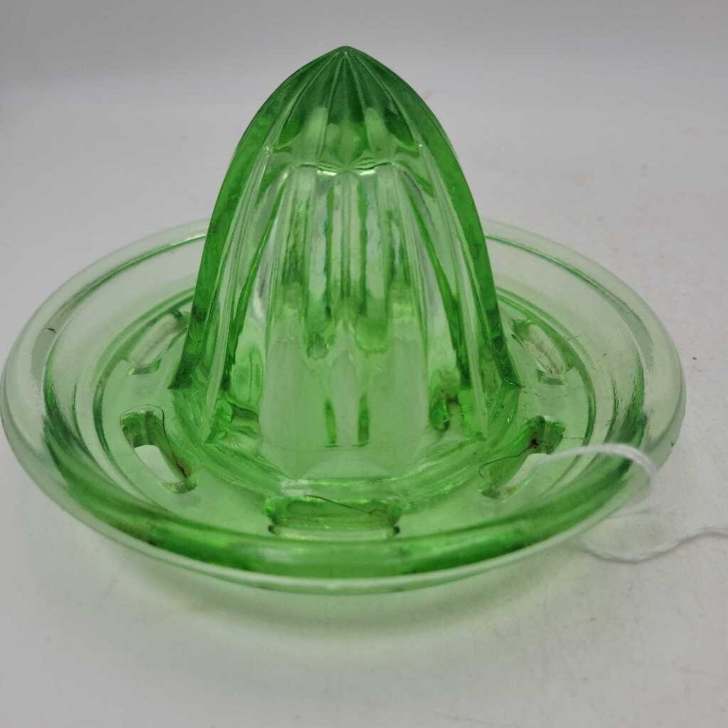 Uranium Glass Juicer circa 1930 (GEC)