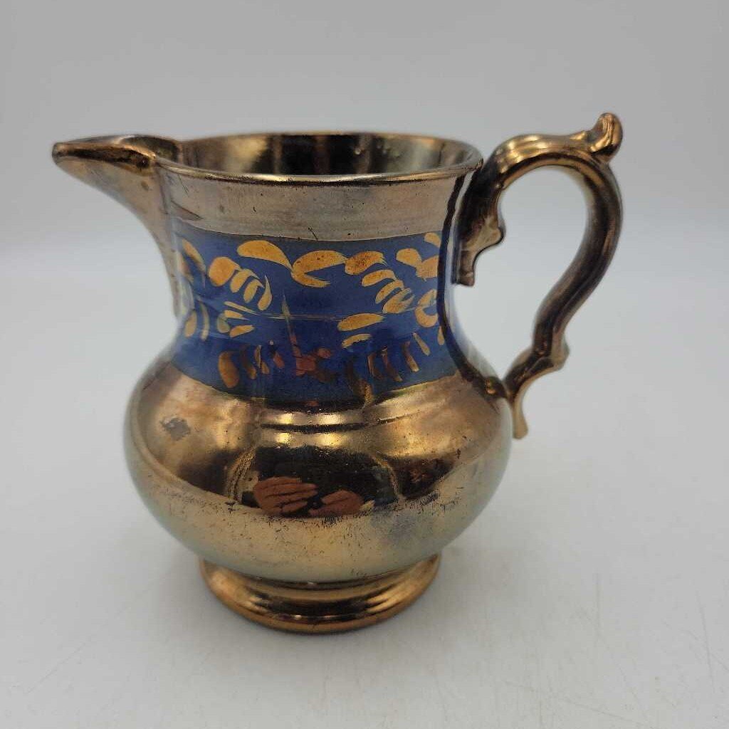 Small copper Lustre Ware Jug (SBG)