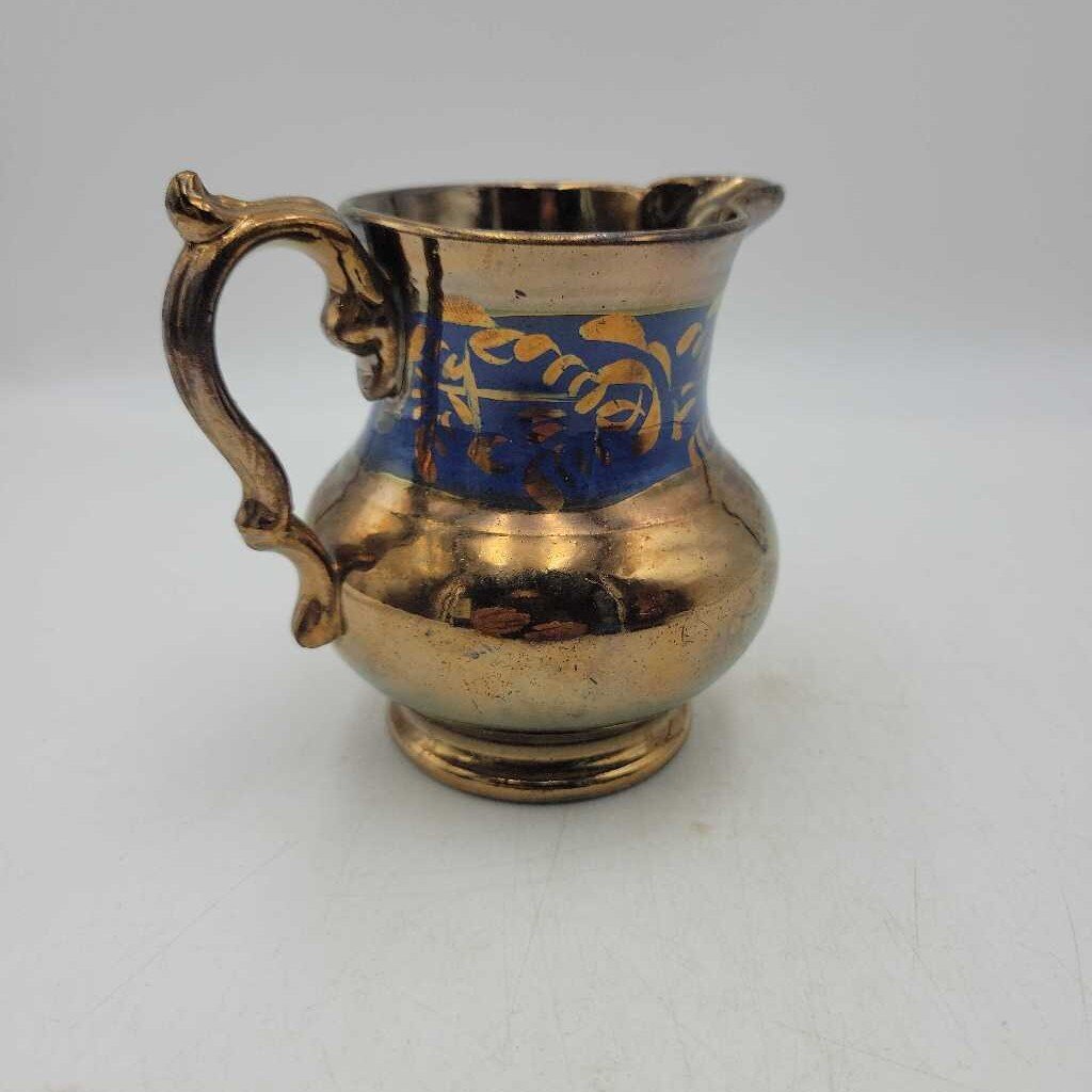 Small copper Lustre Ware Jug (SBG)