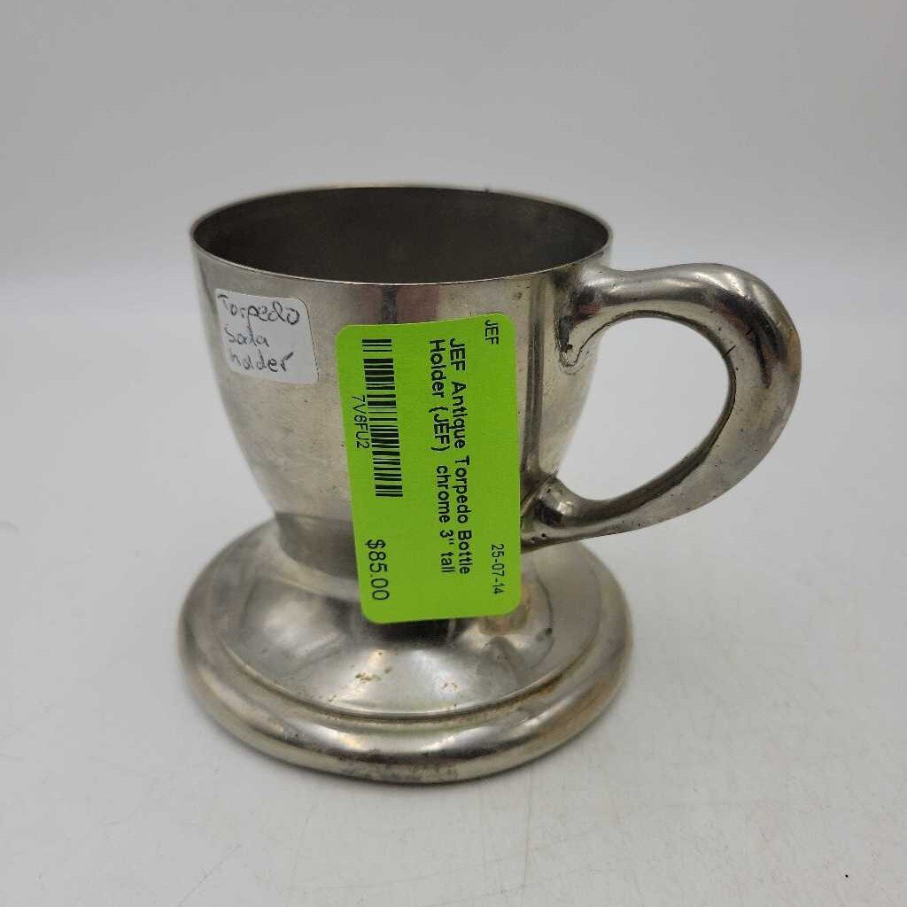 Antique Torpedo Bottle Holder (JEF)