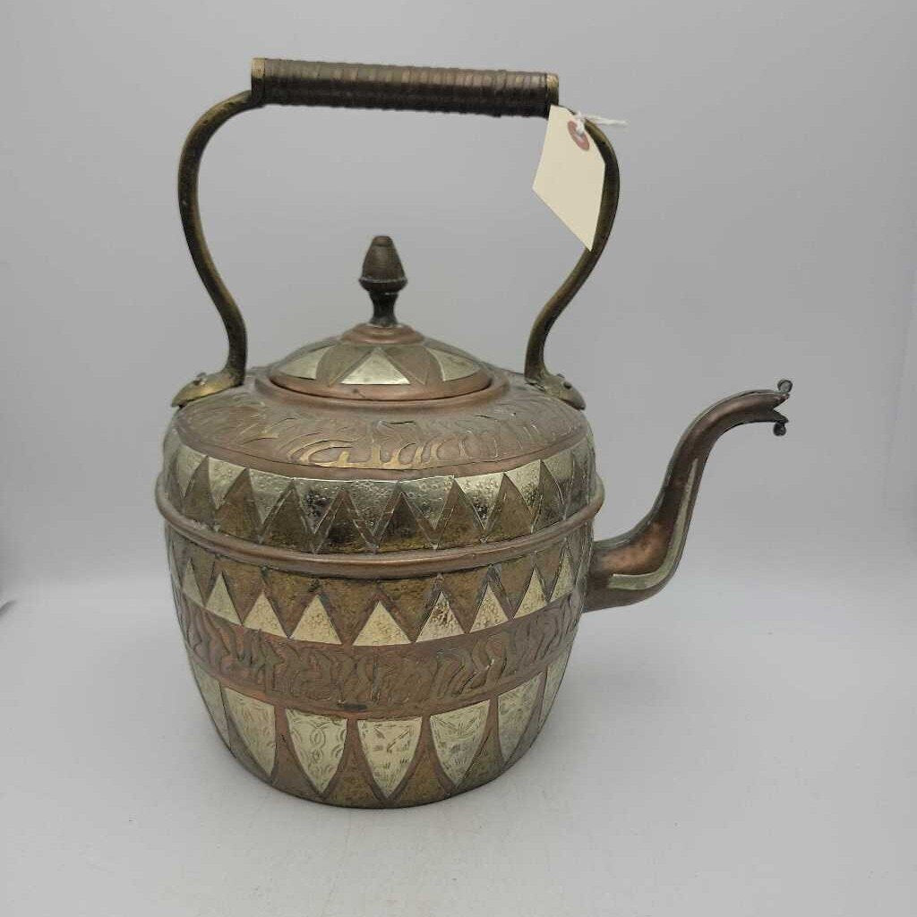 Moroccan Unique Kettle Brass and Copper