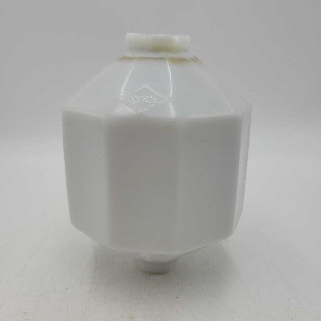 White Hexagon Lightning Rod Ball Globe (Jef)