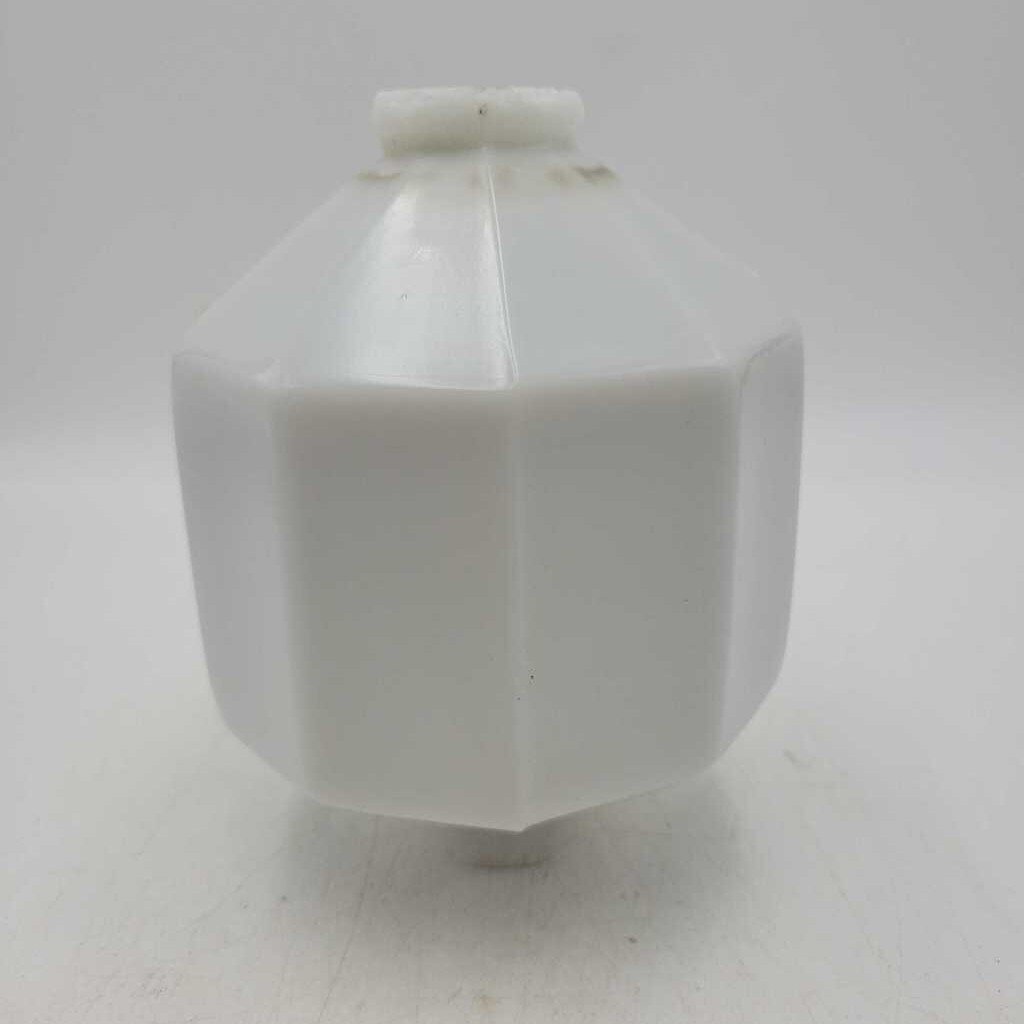 White Hexagon Lightning Rod Ball Globe (Jef)