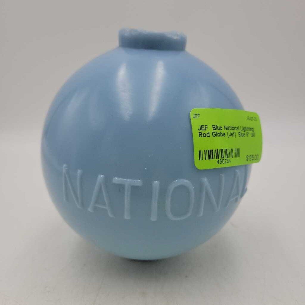 Blue National Lightning Rod Ball Globe (Jef)