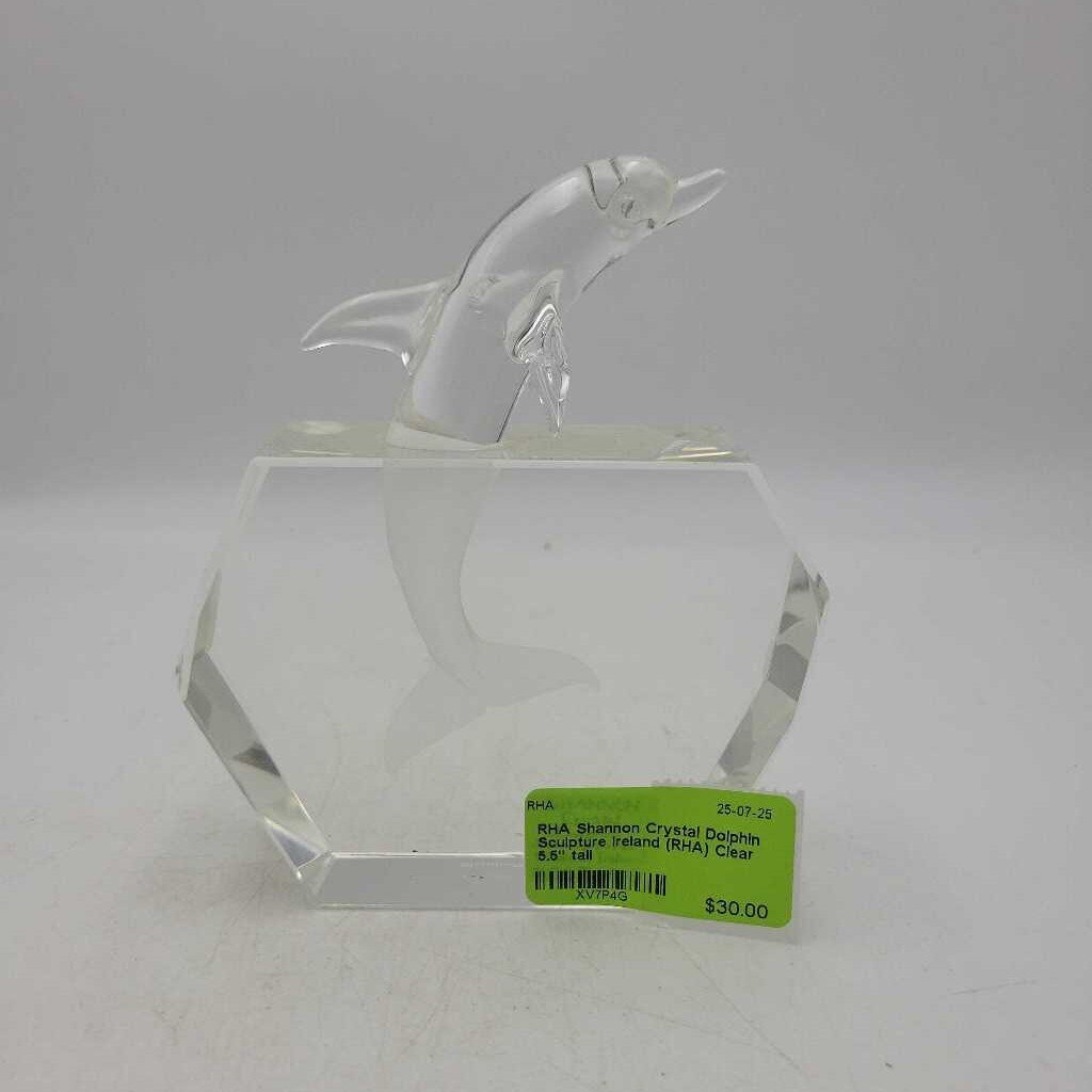 Shannon Crystal Dolphin Sculpture Ireland (RHA)