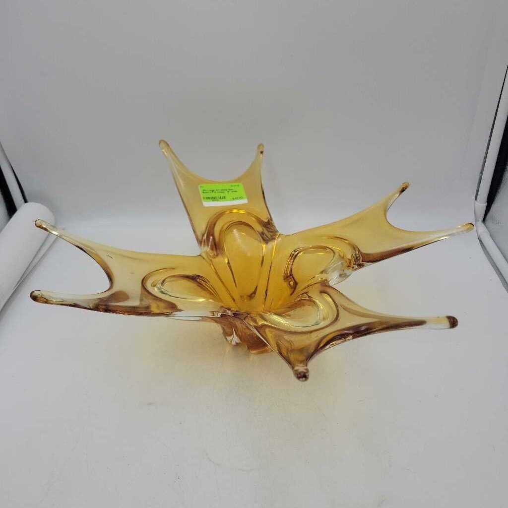 Large Art Glass Dish Bowl (JFH)