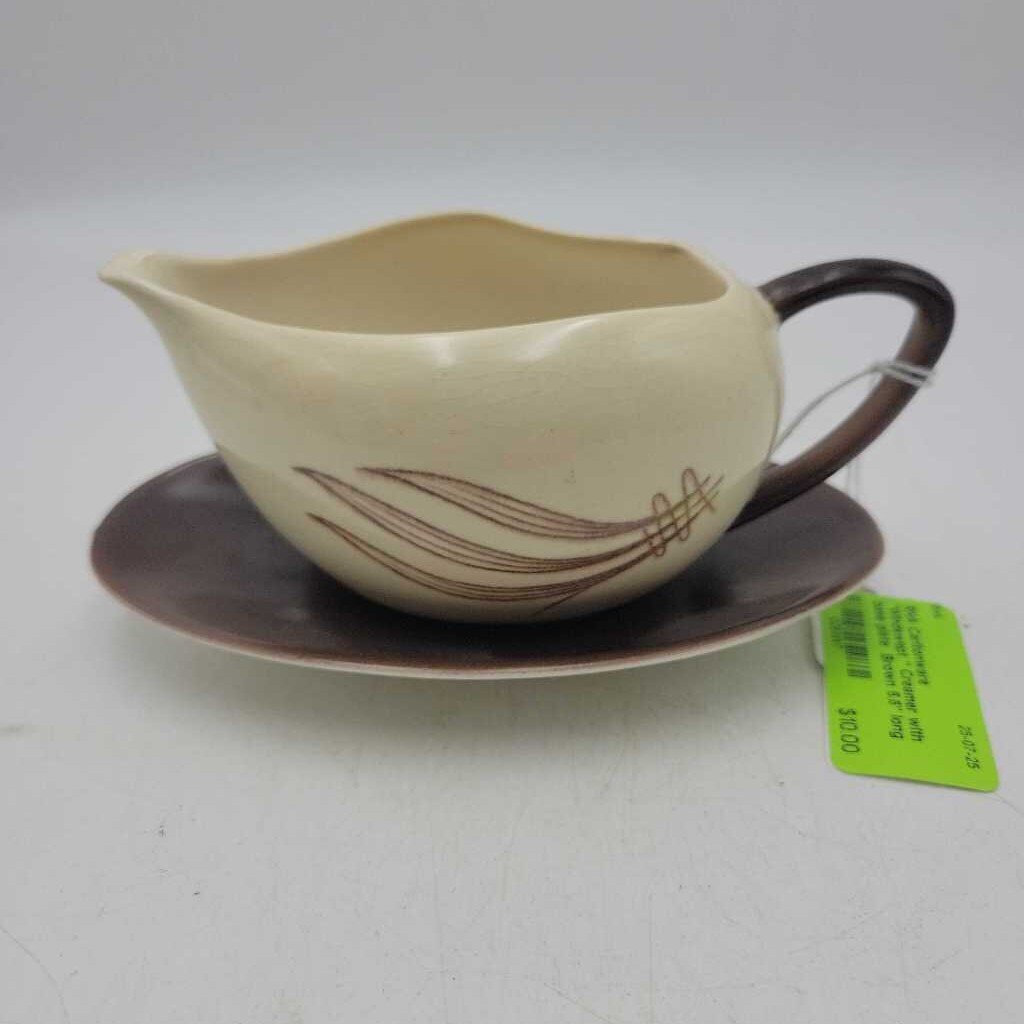 Carltonware "Windswept " Creamer with base plate