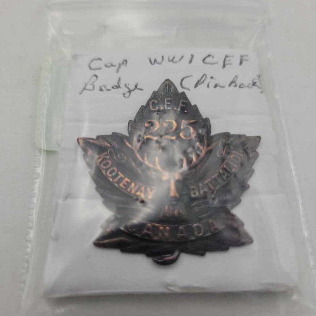 WW1 CEF 225 Cap Badge (JL)