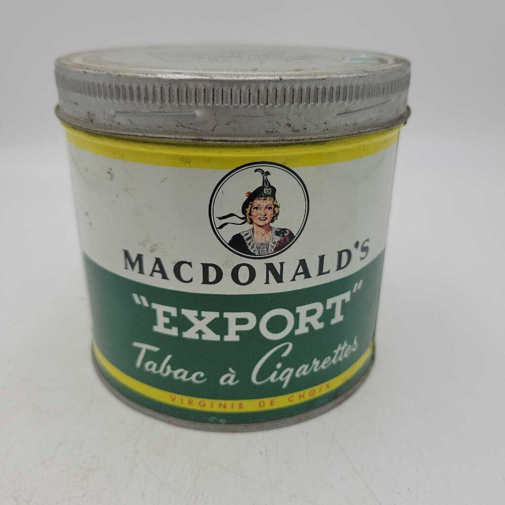 Macdonald's Export Cigarette Tin (JAS)