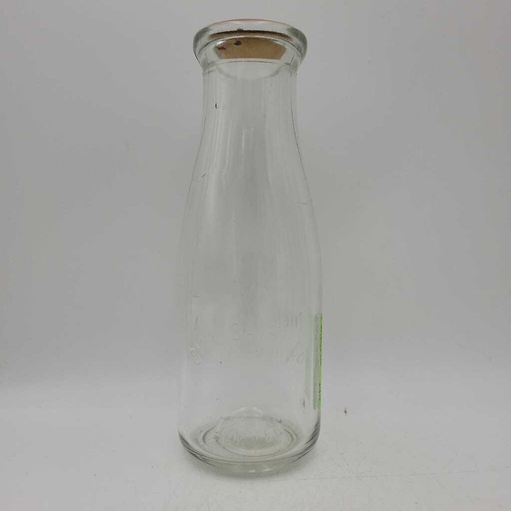 City Dairy pint milk bottle (JAS)