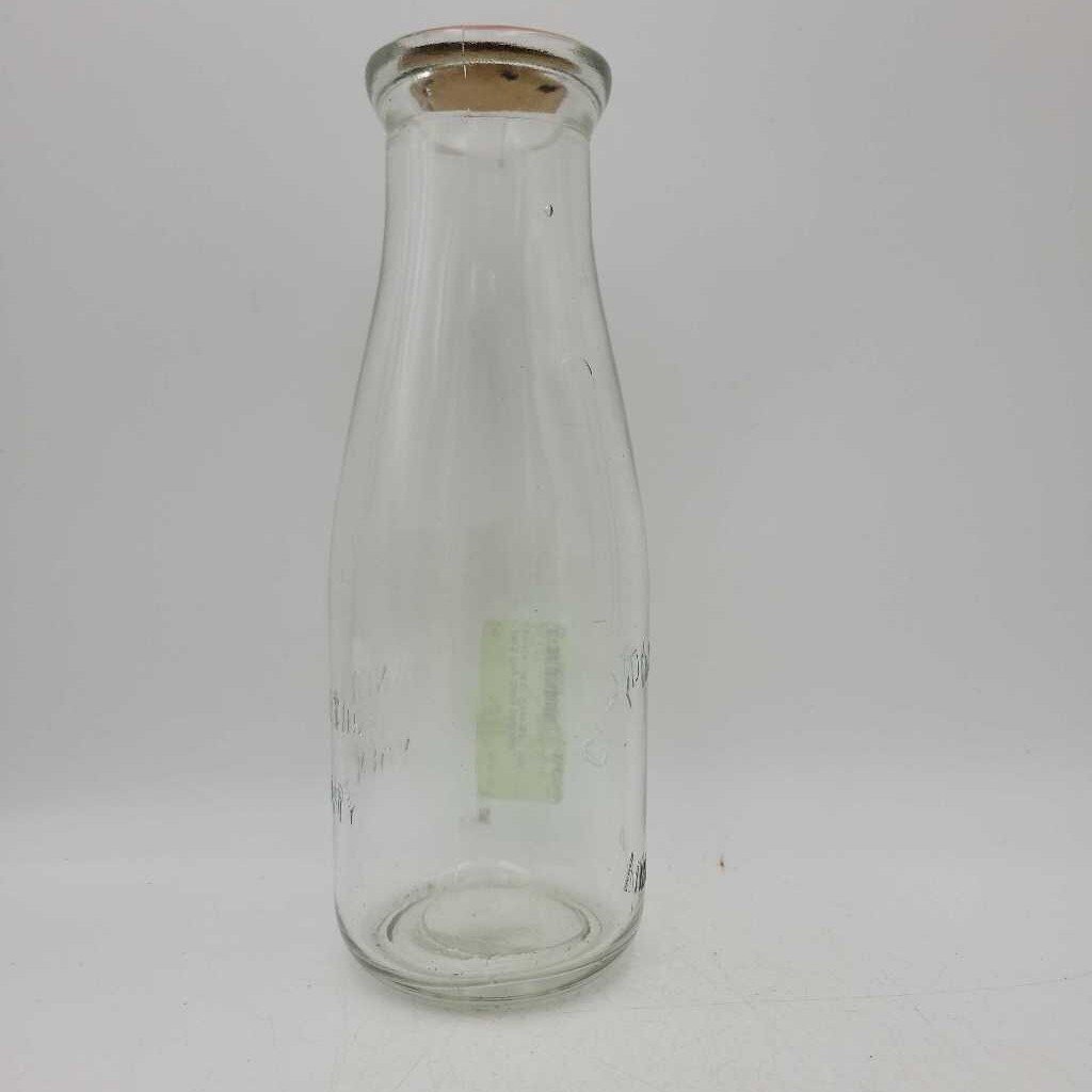 City Dairy pint milk bottle (JAS)