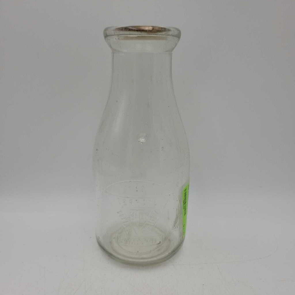 Terrace Hill Dairy pint milk bottle (JAS)