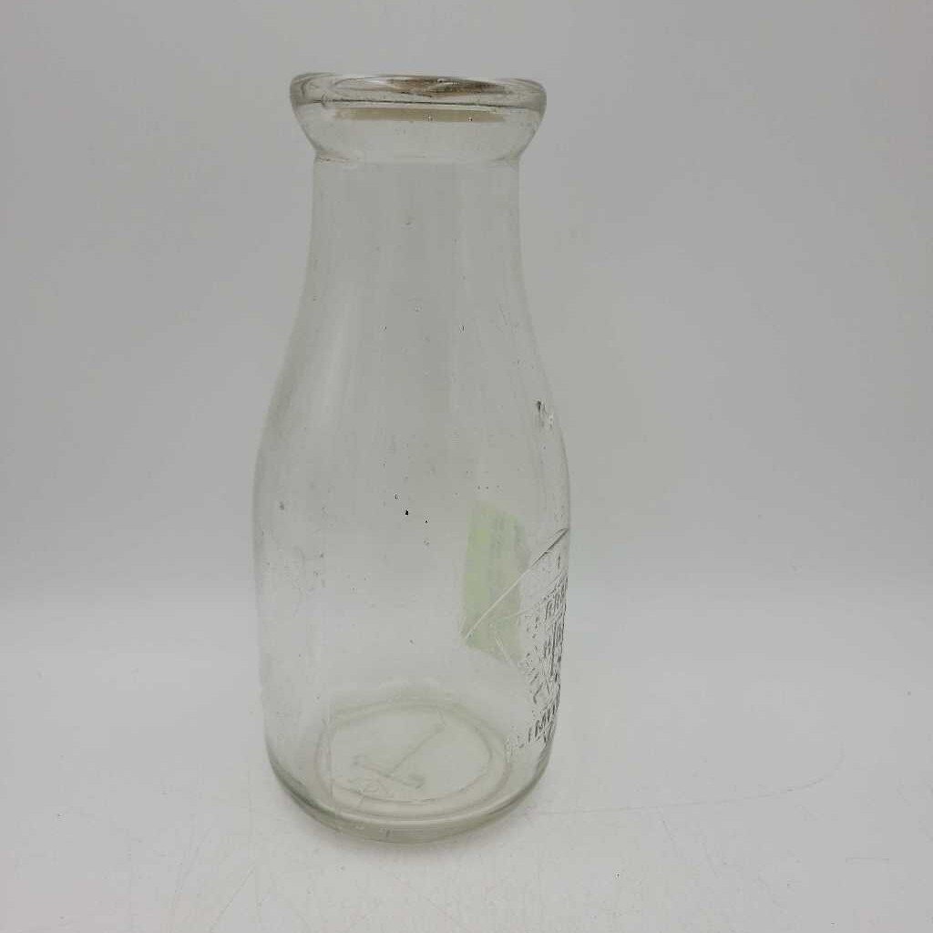 Terrace Hill Dairy pint milk bottle (JAS)
